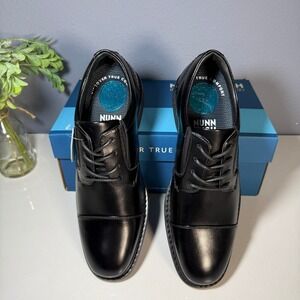 Nunn Bush Cap Toe Oxford Mens Black Lace Up Dress Shoes Size 13